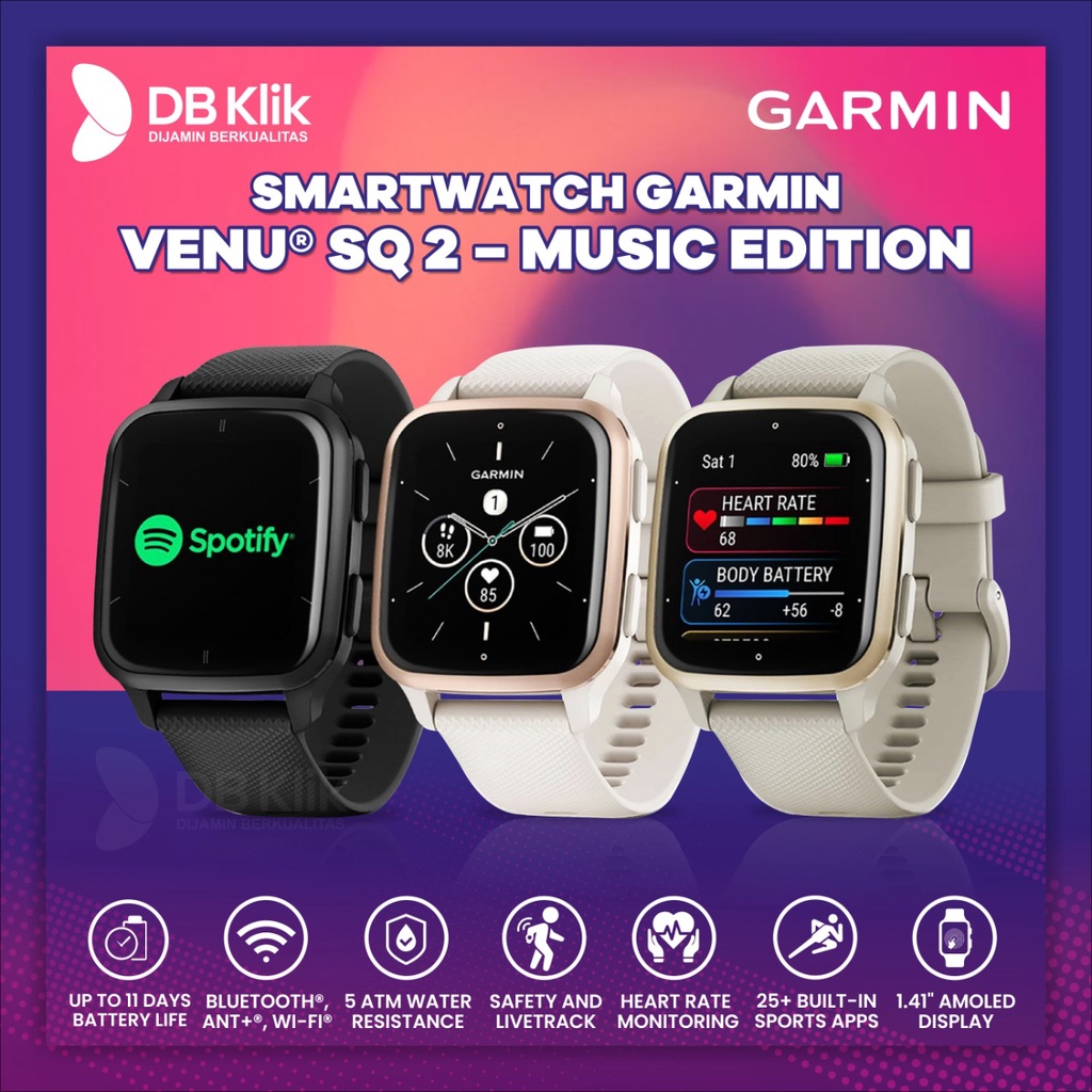 Smartwatch GARMIN VENU SQ 2 Music - Garmin Venu Sq2 Music