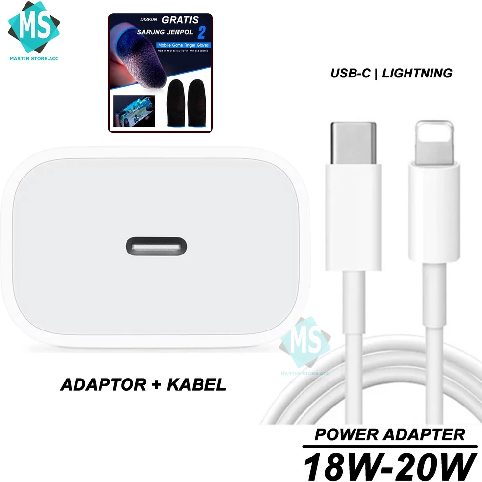[ NEW ] Charger 20W Power Adapter USB C to cable 8pin / Fast Charging