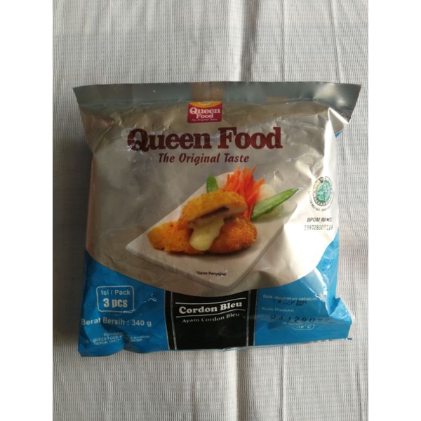 

Queen Food Cordon bleu 340g isi 3s