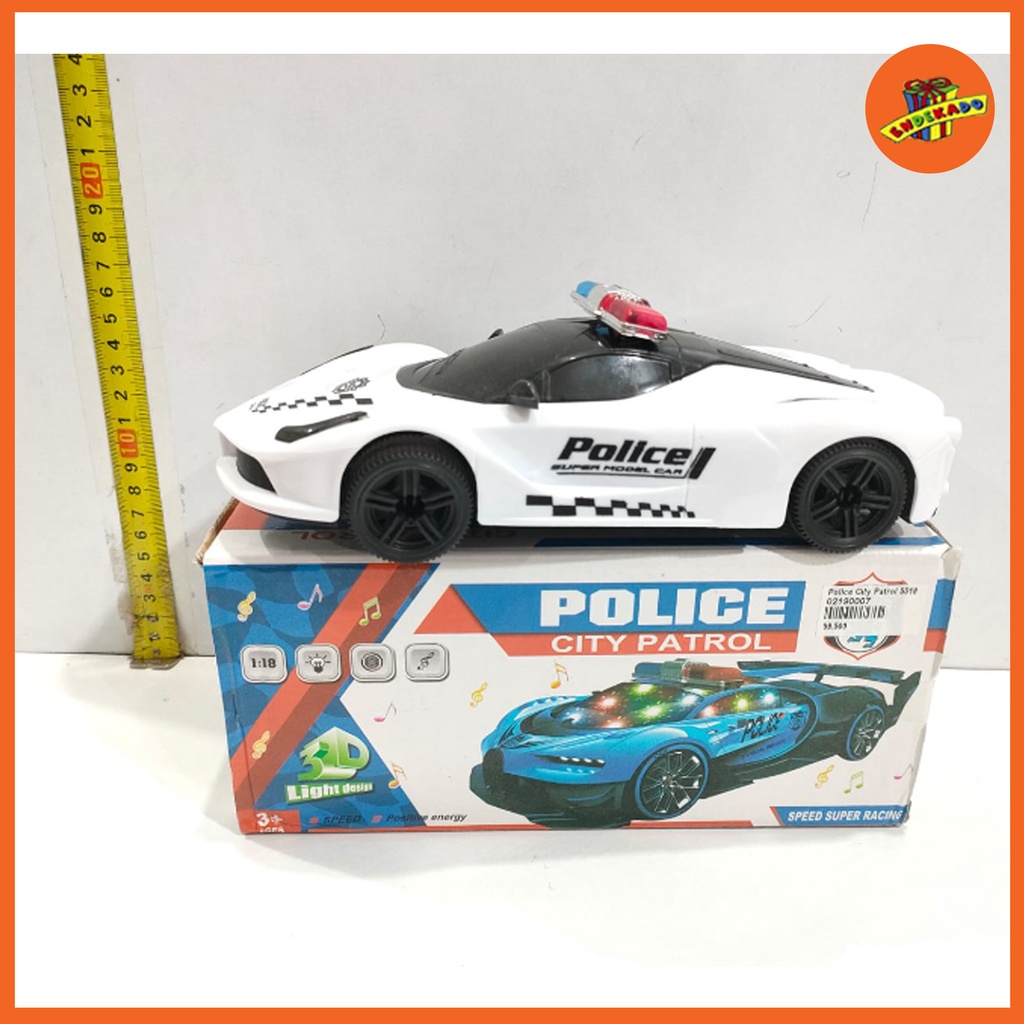 MAKASSAR! POLICE CAR CITY PATROL - Mainan Mobil Polisi