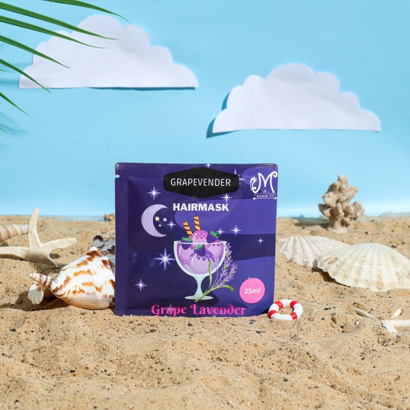 Hairmask miss ti 25gr creambath sachet travel praktis BPOM 50%