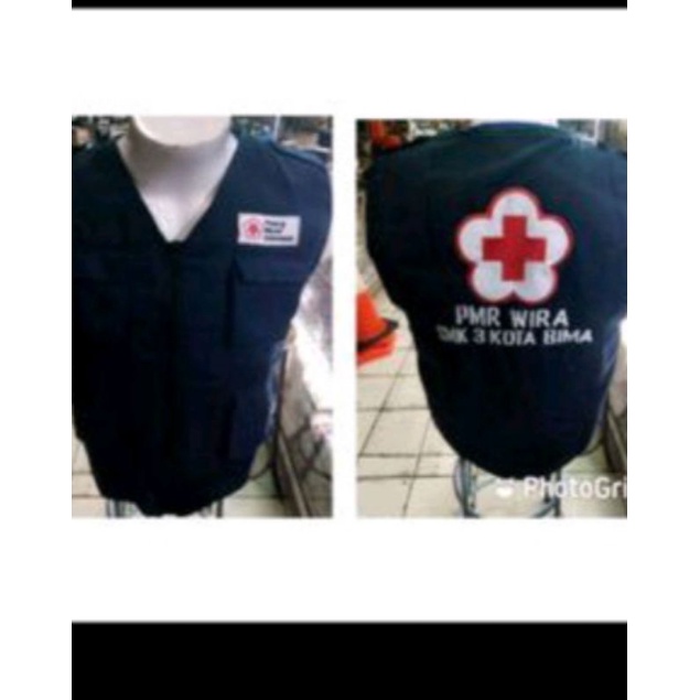 rompi PMR biru Dongker navy