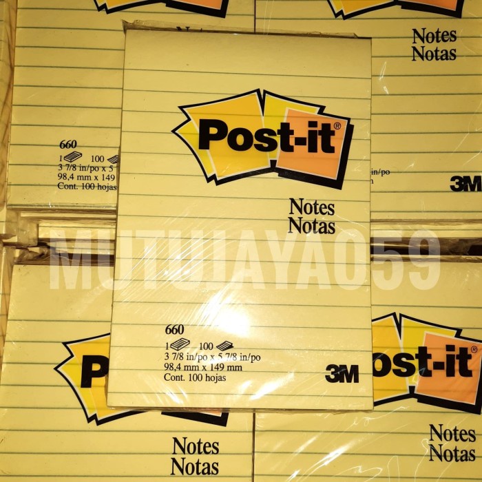 

Murah 3M Pos-It Notes Line 660 Yelow Limited