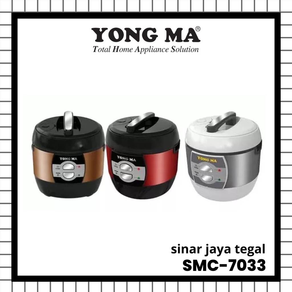 Jual RICE COOKER YONG MA SMC7033 / YONGMA SMC7033 2 LITER Shopee
