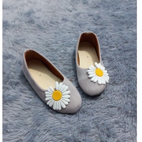 Sepatu Anak SD Perempuan Flatshoes Bunga Yasmin 26-30