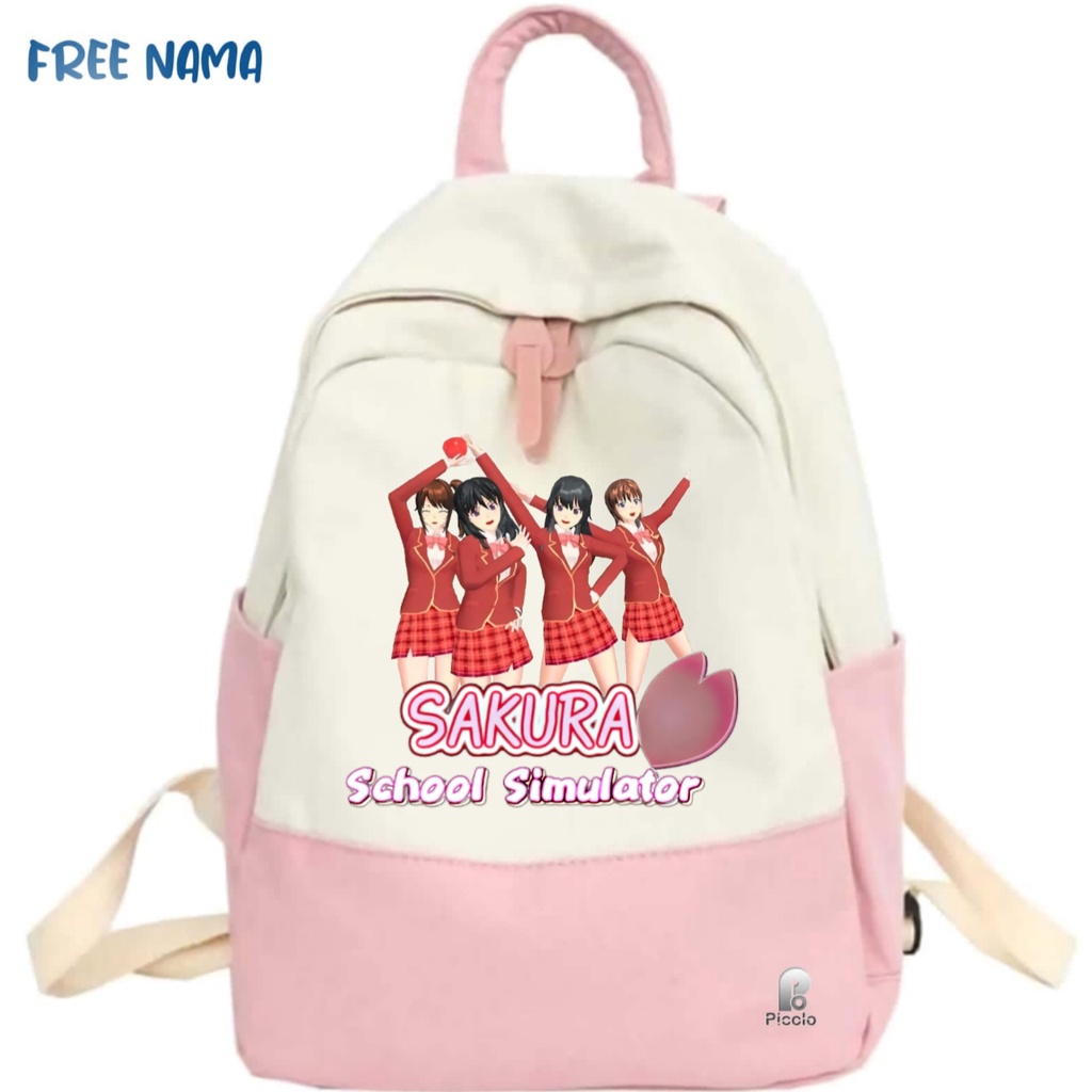 TAS SEKOLAH ANAK MOTIF SAKURA SCHOOL SIMULATOR