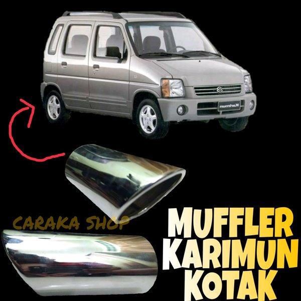 Muffler Ujung Knalpot Karimun Kotak Mufler Sambungan Pipa Knalpot Karimun Dx Old