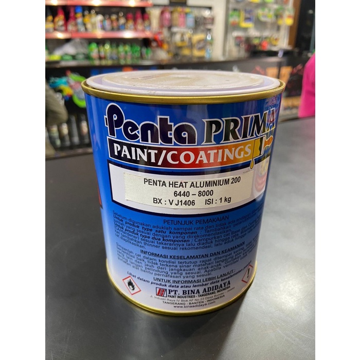 PENTA HEAT RESISTANT ALUMINIUM PENTA PRIMA - CAT TAHAN PANAS 200°C 1kg