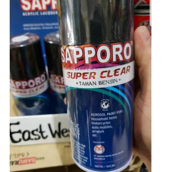 

Berkualitas! Super Clear Gloss 7530 Glossy kilap gilap - Sapporo spray paint cat semprot aerosol ... ... ...