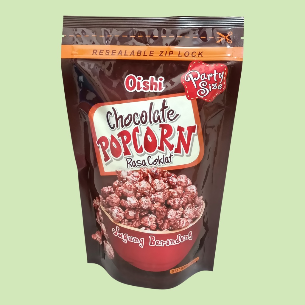 

Oishi Popcorn Jagung Coklat Snack [100 g]