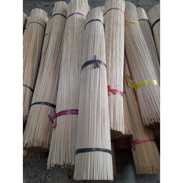 jeRuji Lidi Bambu 2.5mm 65cm 1 ikat Jeruji sangkar Natural Murah Halus Lidi
