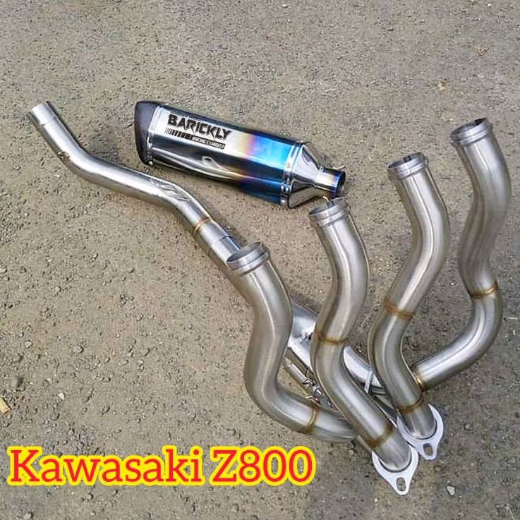 Knalpot Kawasaki Z800 Fullsystem Original Barickly Racing Exhaust