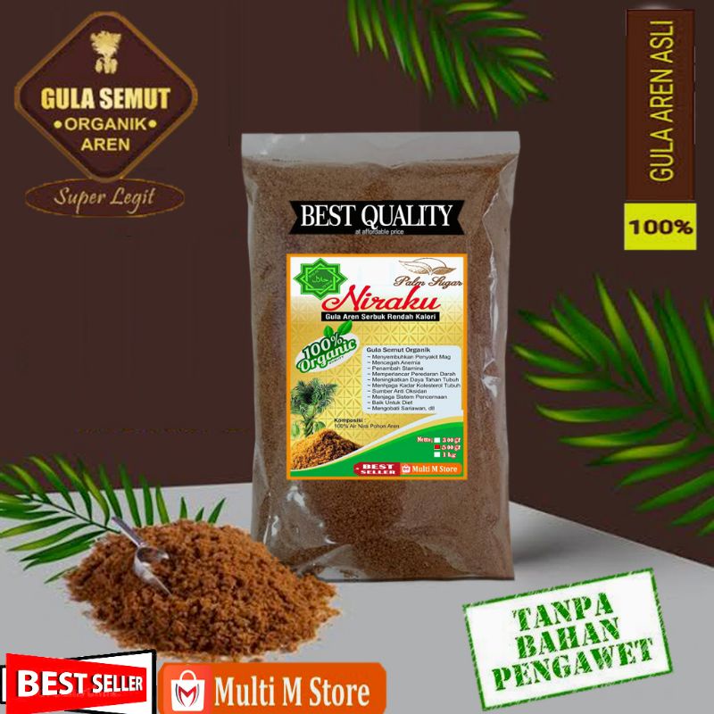 

Gula Aren Semut Kualitas Pilihan 500 Gram | Gula Organik | Rendah Kalori | Anti Diabetes