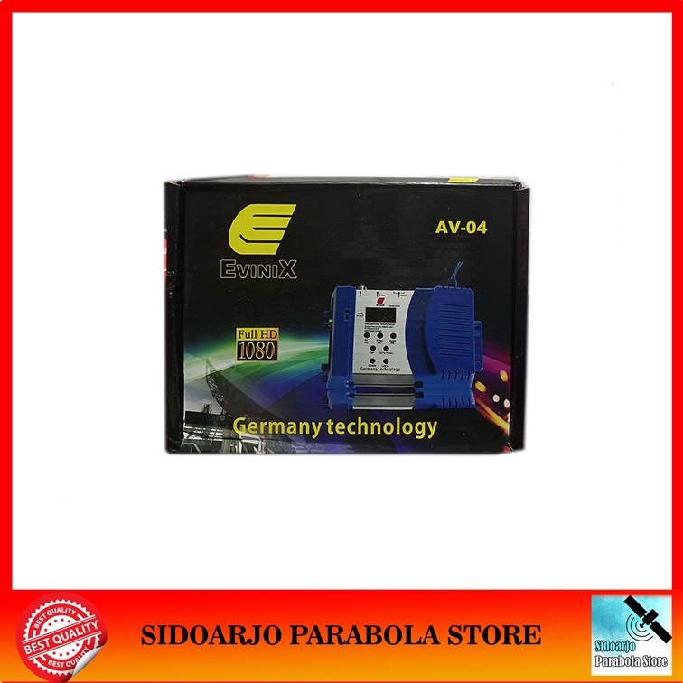 Converter RCA To RF TV Kabel Modulator AV Stereo Evinix Skyview