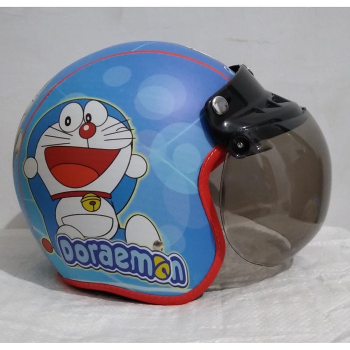 Helm Bogo Anak Sni Karakter Doraemon