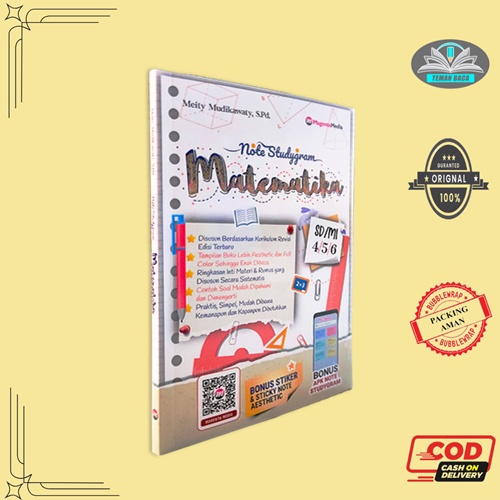 BUKU RUMUS SD : BUKU MATEMATIKA - NOTE STUDYGRAM MATEMATIKA SD-MI KELAS 4-5-6
