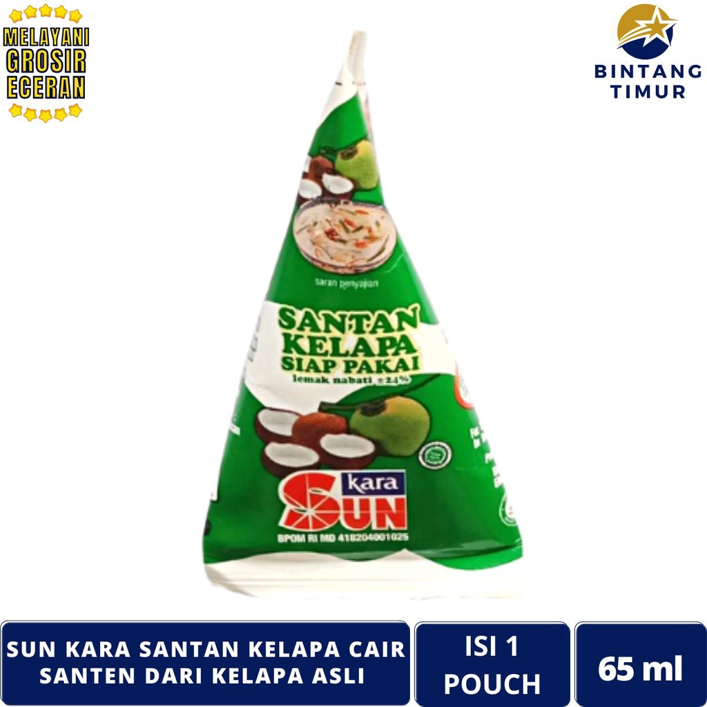 

SUN KARA Santan Kelapa Cair 65ml Santen Dari Kelapa Asli