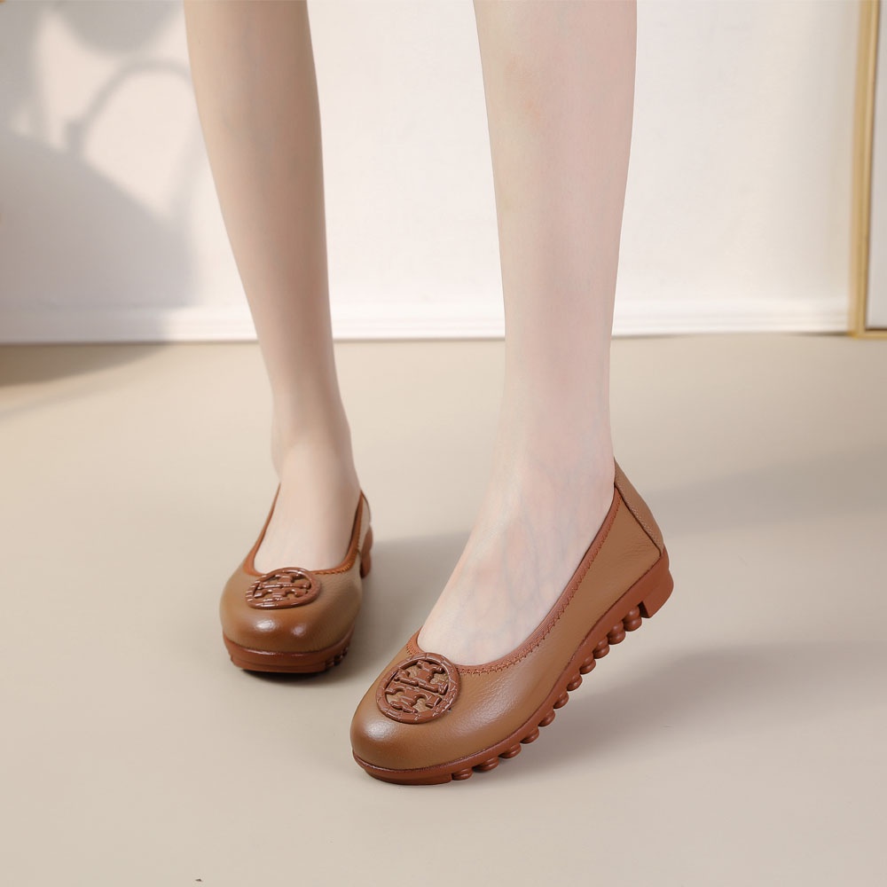 Sepatu Tory burch Miror flat ballerina full kulit tory flat balerina