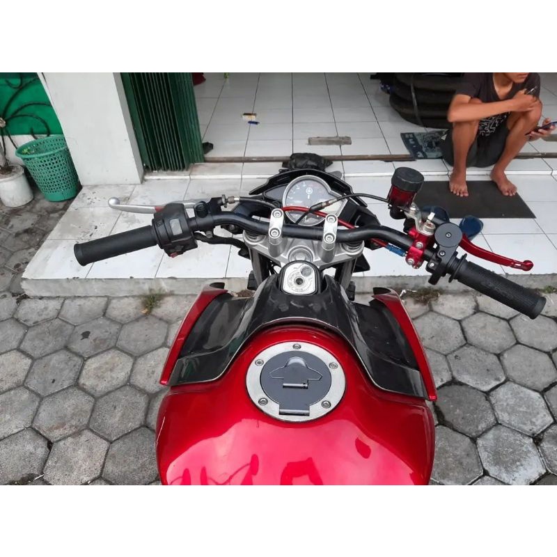 KIM - Stang stir RZR RXZ Drophead nunduk Herex Roadrace pnp CB150R Vixion Satria Fu Tiger GL Megapro