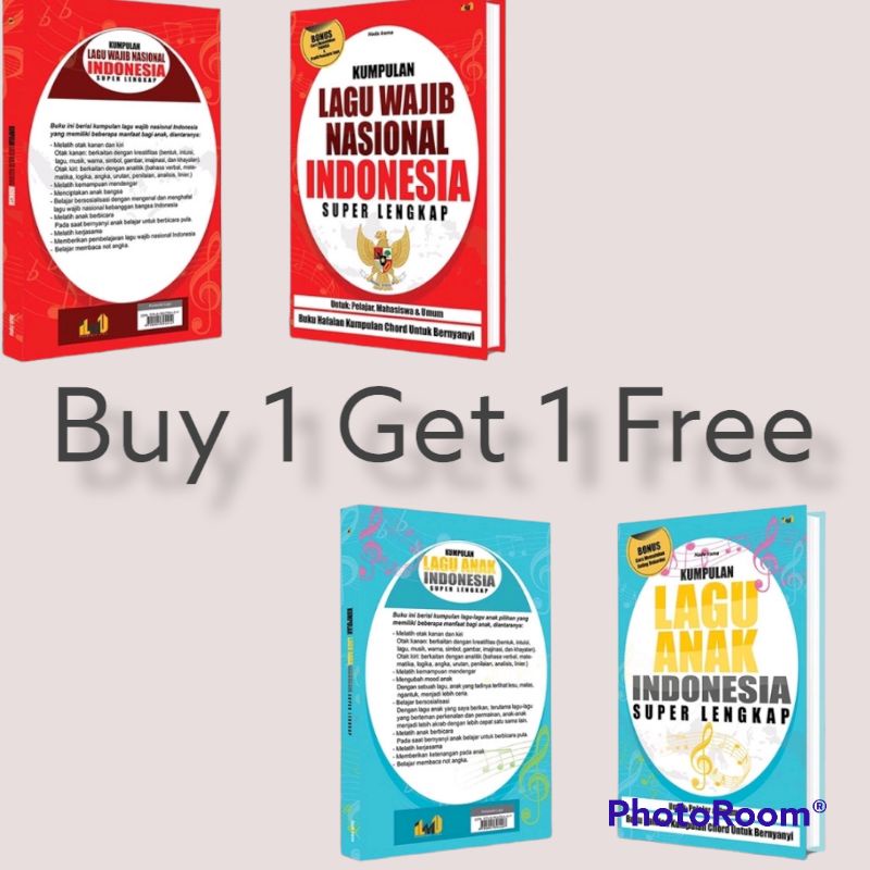 Buku Kumpulan Lagu Wajib & Kumpulan Lagu Anak