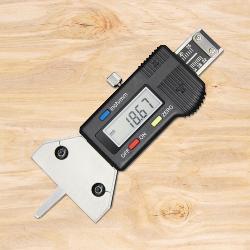 Zzz Alat Pengukur Kedalaman Ban Digital Dengan Layar LCD 0-0.98 &quot;