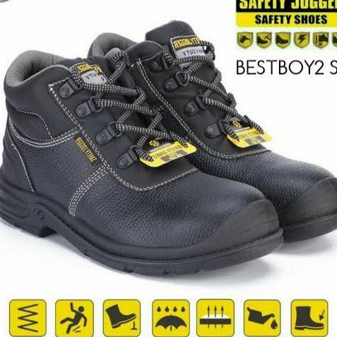 Sepatu Safety/Sepatu Safety Jogger Best Boy/Sepatu Safety jogger Hitam