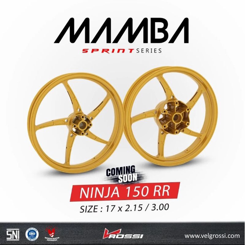 velg velk velek Vrossi sprint mamba model OZ ninjaRR old new ninjaSS ninjaR ninja R  Ss Rr 150 2tak 