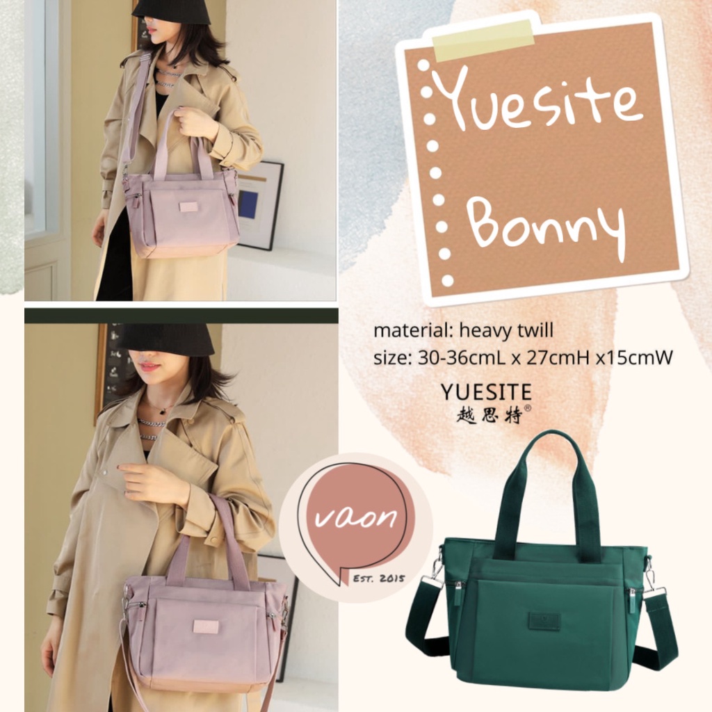 Yuesite Bonny Tas Handbag Medium Tali Selempang Crossbody Bag