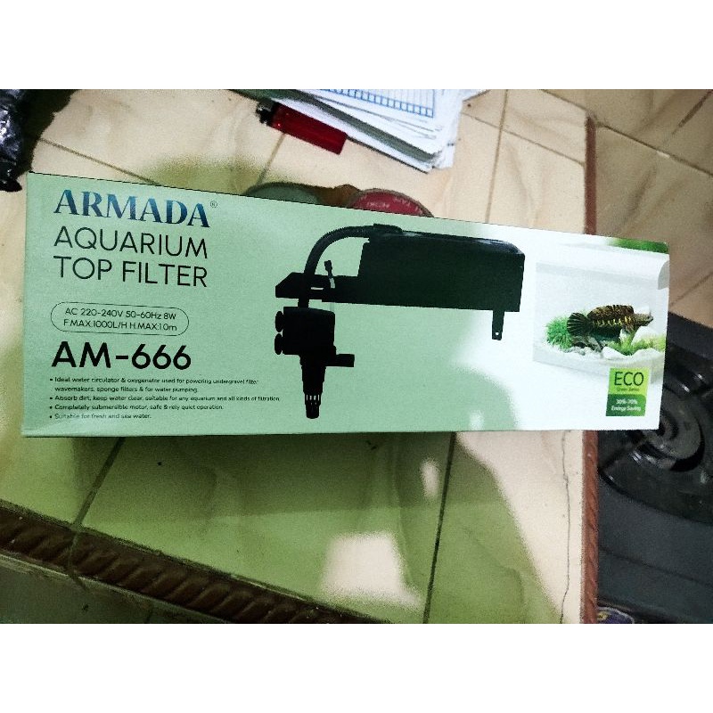 FILTER AQURIUM 1SET ARMADA AM-666