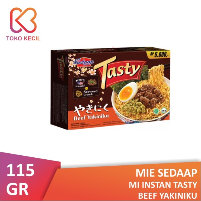 

PROMO Mie Sedaap Tasty Beef Yakiniku 115gr