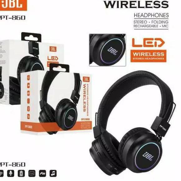 Chekout Headset Bando JBL Bluetooth Wireless PPT-860 - Earphone Handsfree Bando JBL PPT-860 Wireless