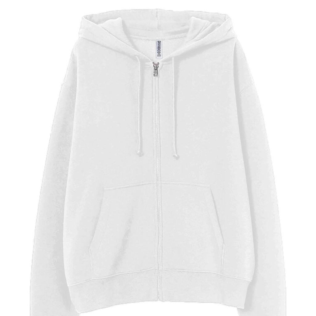 JAKET ZIPPER PULLOVER BASIC SWEATER  HOODIE COLOUR