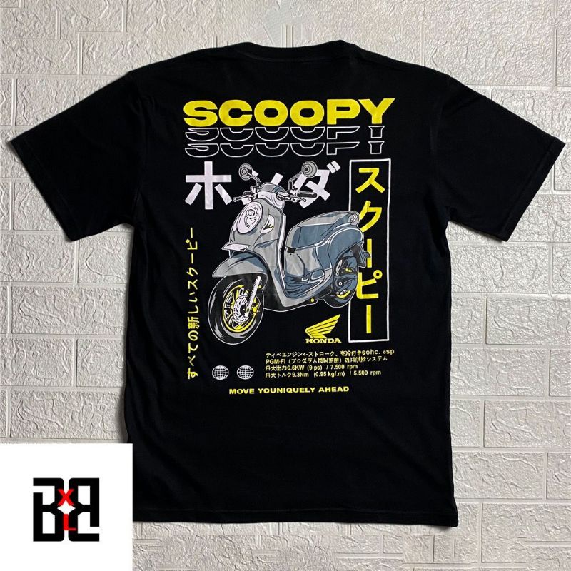 Kaos motor distro terbaru scoopy