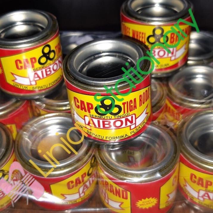 

[KODE R0A] (ISI 12) Lem Aibon TIGA RODA - Lem Aibon Kaleng Kecil - Lem Aibon MINI