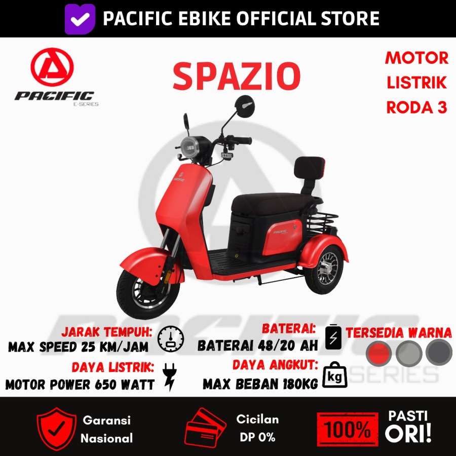 Motor Sepeda Listrik Exotic Spazio by Pacific Exotic