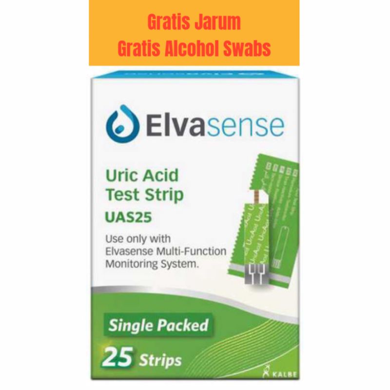 Strip Asam Urat Elvasense 3in1 EMS10