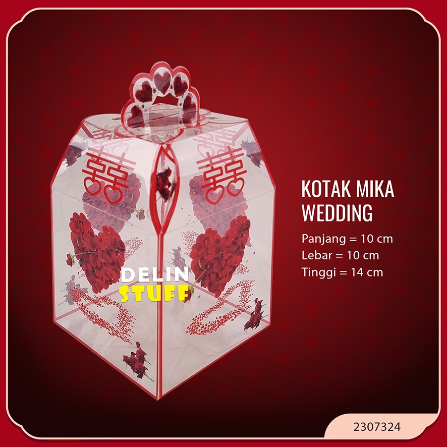 

Kotak Mika Wedding Kotak Mika Souvenir Pernikahan Teapai Phangteh (2307203)