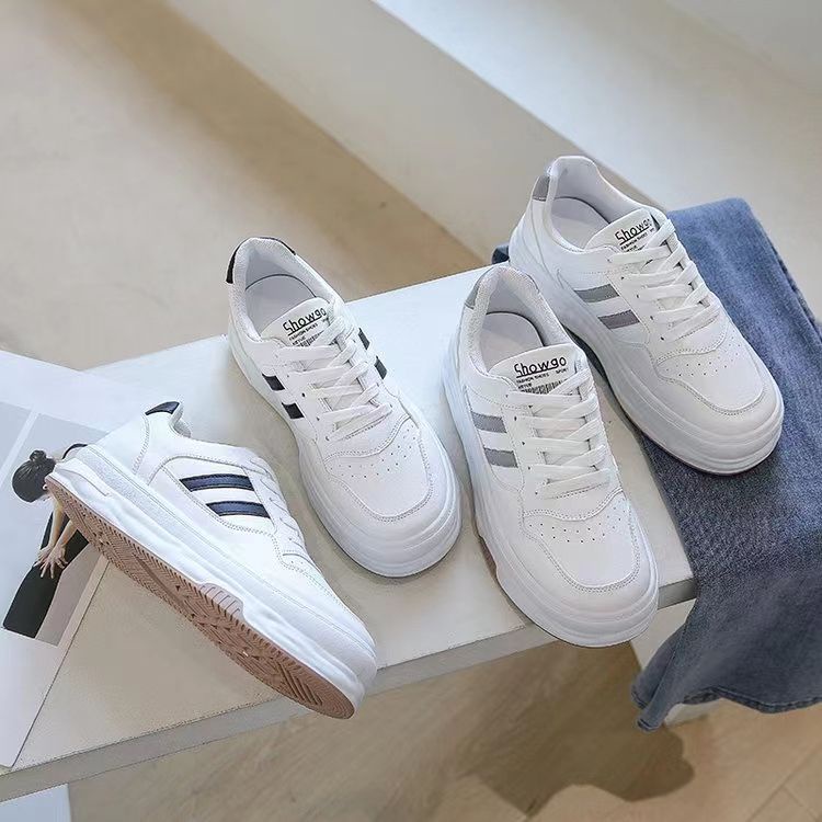 Free BOX Sepatu Sneaker Putih Wanita Import Premium Quality Sepatu Olahraga Sepatu Casual Sneakers Wanita Sport Shoes NS508