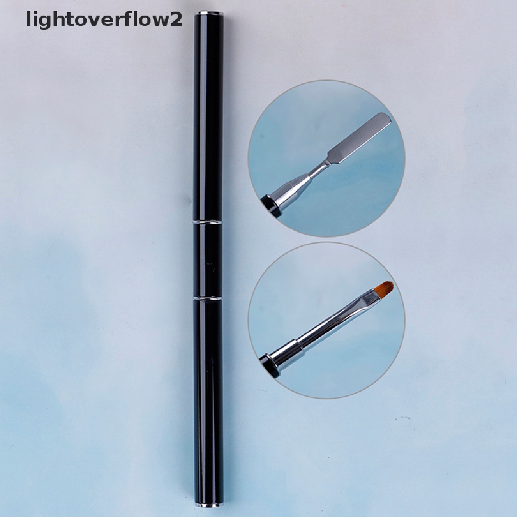 (lightoverflow2) Kuas Kutek polygel UV Untuk nail art