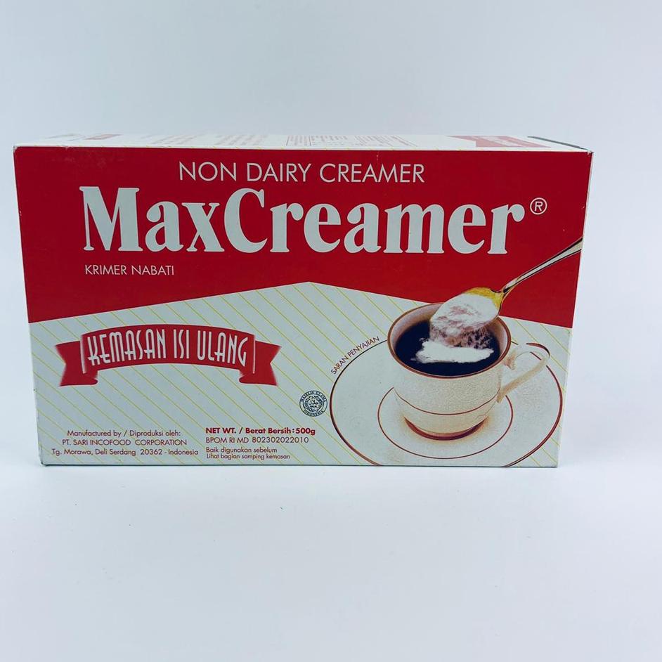 

CodeL1x1W--MaxCreamer / Krimer Nabati / 500gr / Kemasan isi ulang