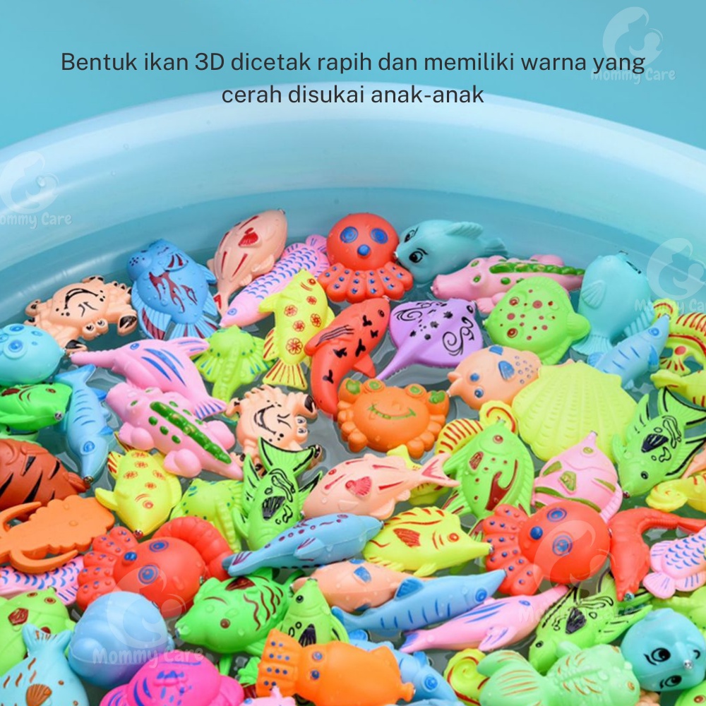 MOMMYCARE MAINAN PANCING IKAN MAGNET DAN KOLAM PANCINGAN MAGNET ANAK