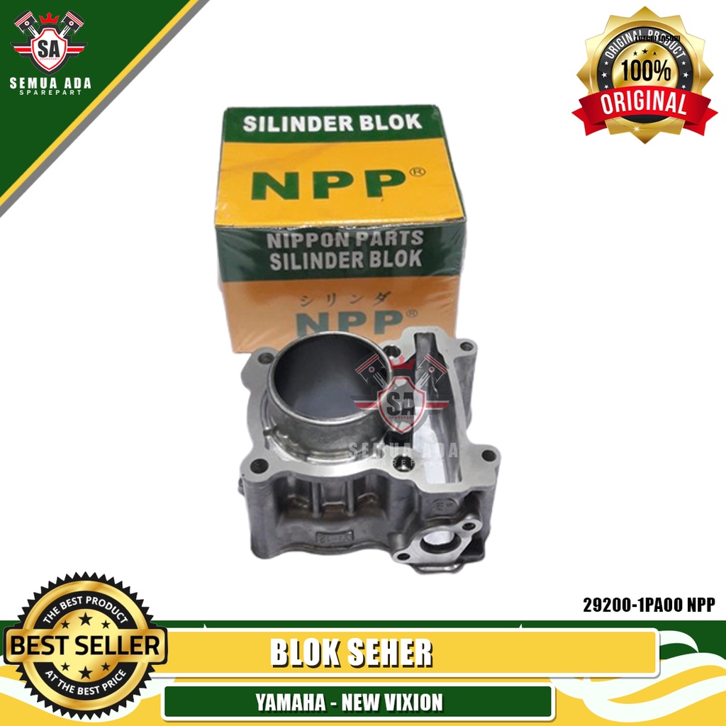 BLOK SEHER - SILINDER BLOK NPP CYLINDER BLOK NEW VIXION ORIGINAL