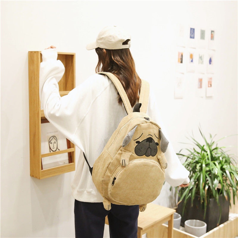 ✔☃Sera Vintage Gadis Tas Sekolah Wanita Versi Korea SMA Sederhana Kampus Mahasiswa Gadis Lembut Jepang Lucu Lucu Ransel