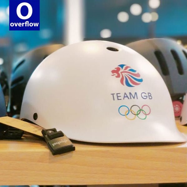 Helm Sepeda Dashel Helmet White Olympic Edition