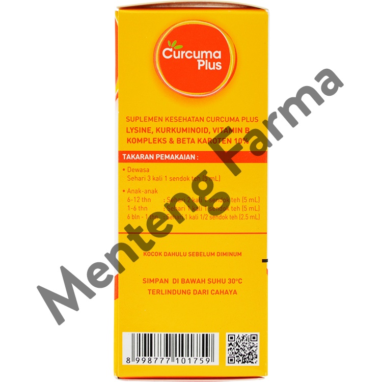 Curcuma Plus Appetite Rasa Jeruk 60 mL - Asupan Penambah Nafsu Makan Anak