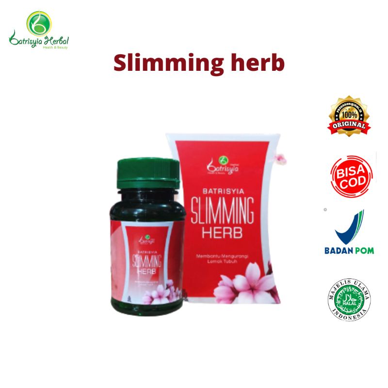 Batrisyia Slimming herb/ penurun berat badan alami herbal/ obat diet ampuh herbal