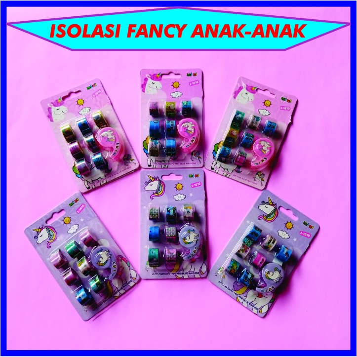 

ISOLASI FANCY MOTIF UNICORN 1SET ISI 7 PCS
