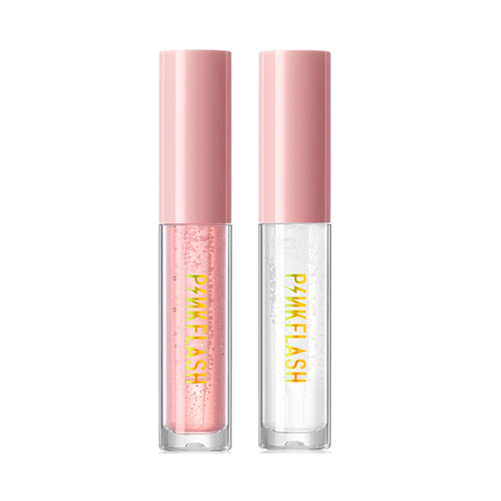 PINKFLASH OhMyGloss Lipstik Lipgloss Waterproof Moisturising Plumpmax High Shimmer Lipstik Madam Kosmetik