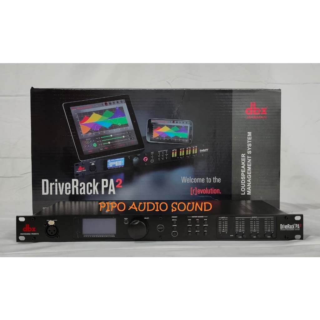 MANAGEMENT DBX PA2 DRIVERACK SPEAKER MANAGEMEN DBX PA 2