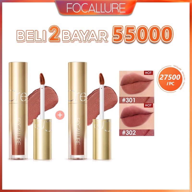 FOCALLURE Air Mist Lip Cream Velvet Matte Silky-Smooth Waterproof FA344